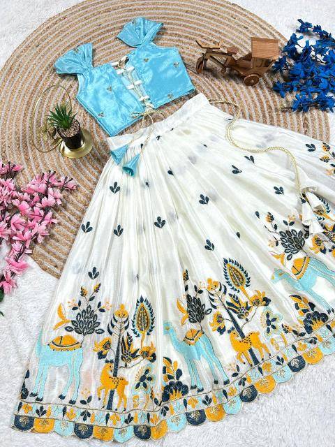 Trending Sequins Embroidered with Beautiful Work Cotton Kids  Bulk clothing suppliers in india